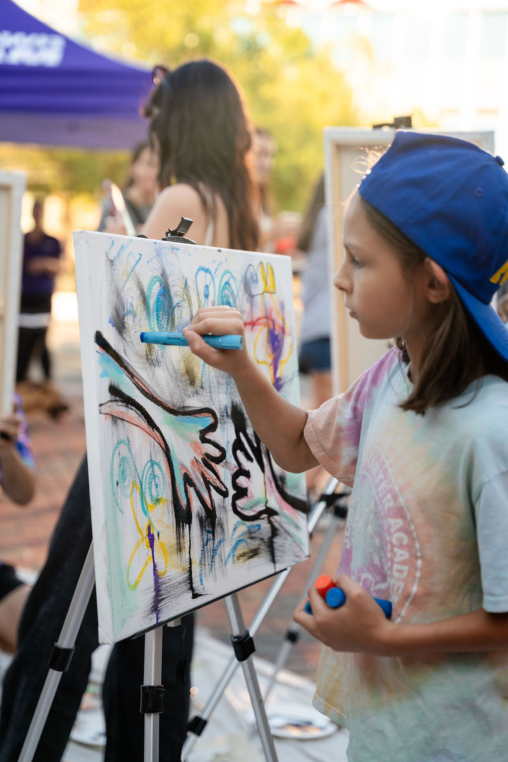 Canvas Clash Piece - William Angel + Zion & Isabella Garcia