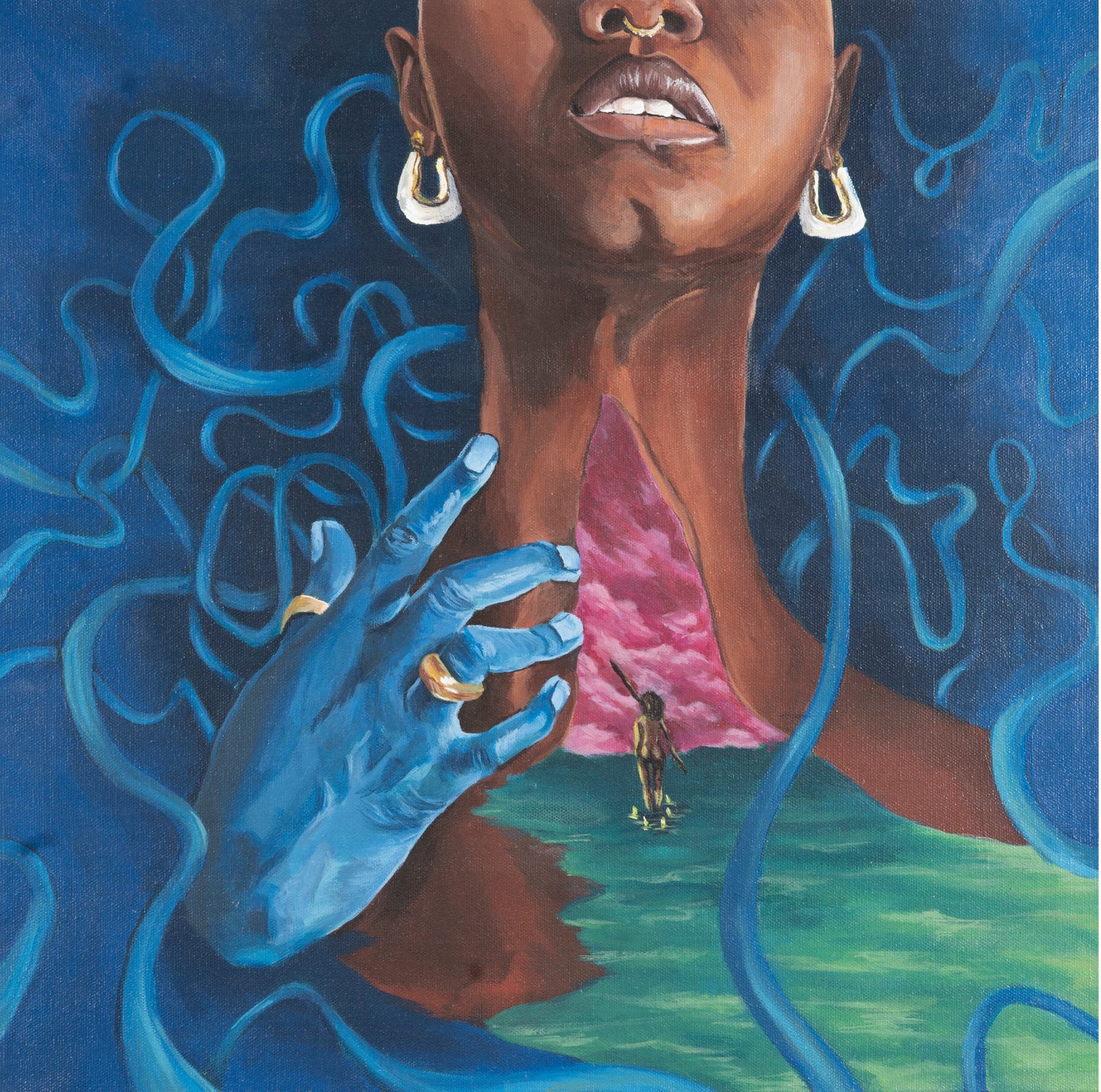 Open and Flow (Throat Chakra) by Rakia Jackson