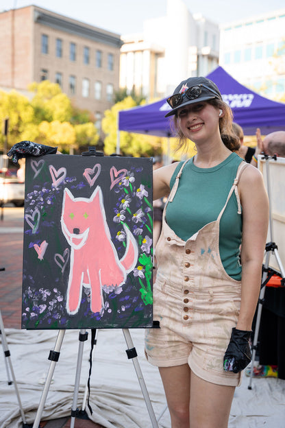 Canvas Clash Piece - neontiger