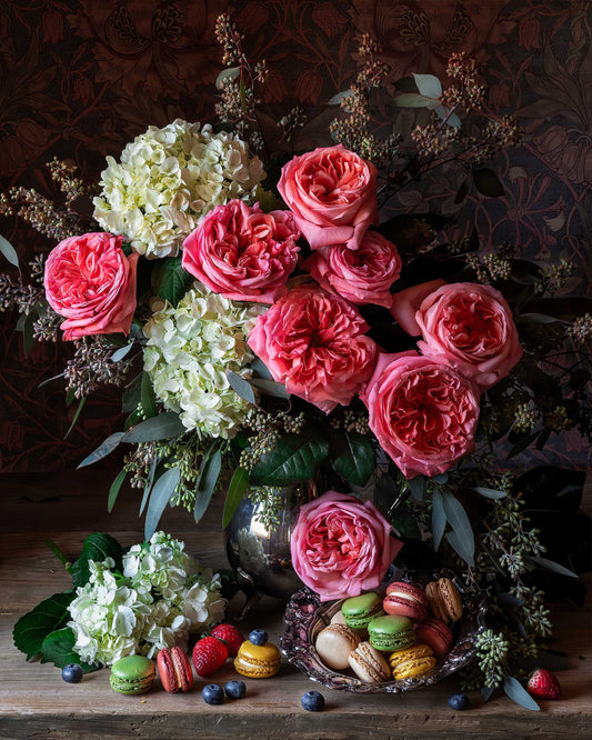 Garden Roses by Yana Slutskaya