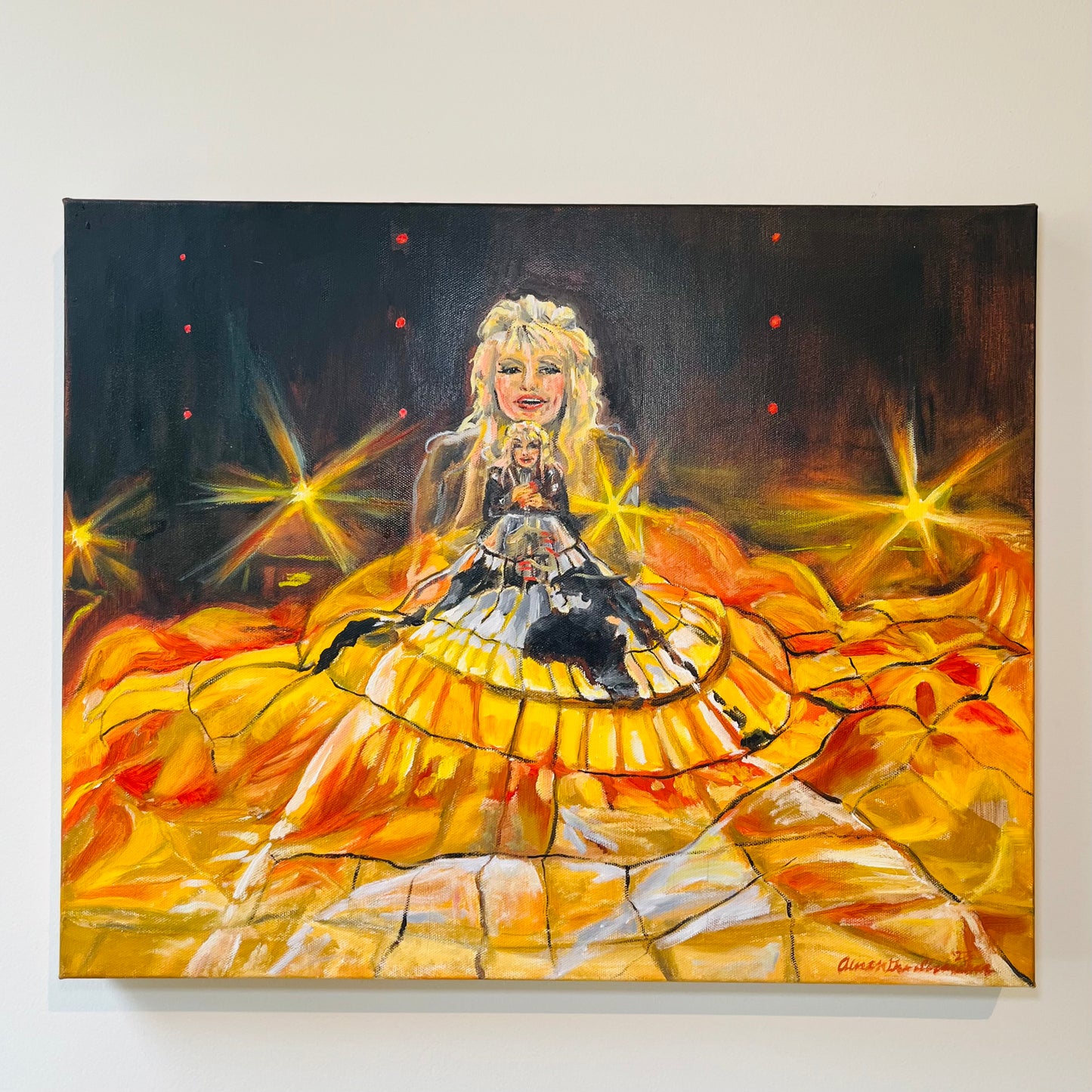 Dolly Singing ‘World on Fire’ by Alison Green Charchar