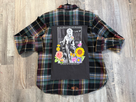 088 - Rainbow/Rain Flannel by Cliché