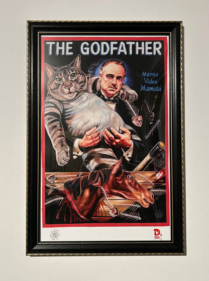 The Godfather [black/gold frame], C.A. Wisely, Deadly Prey Gallery