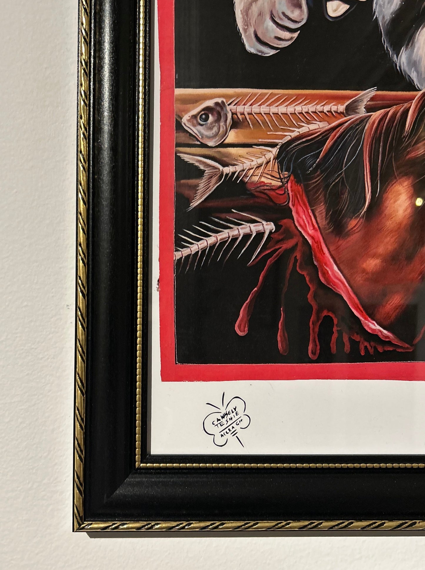 The Godfather [black/gold frame], C.A. Wisely, Deadly Prey Gallery