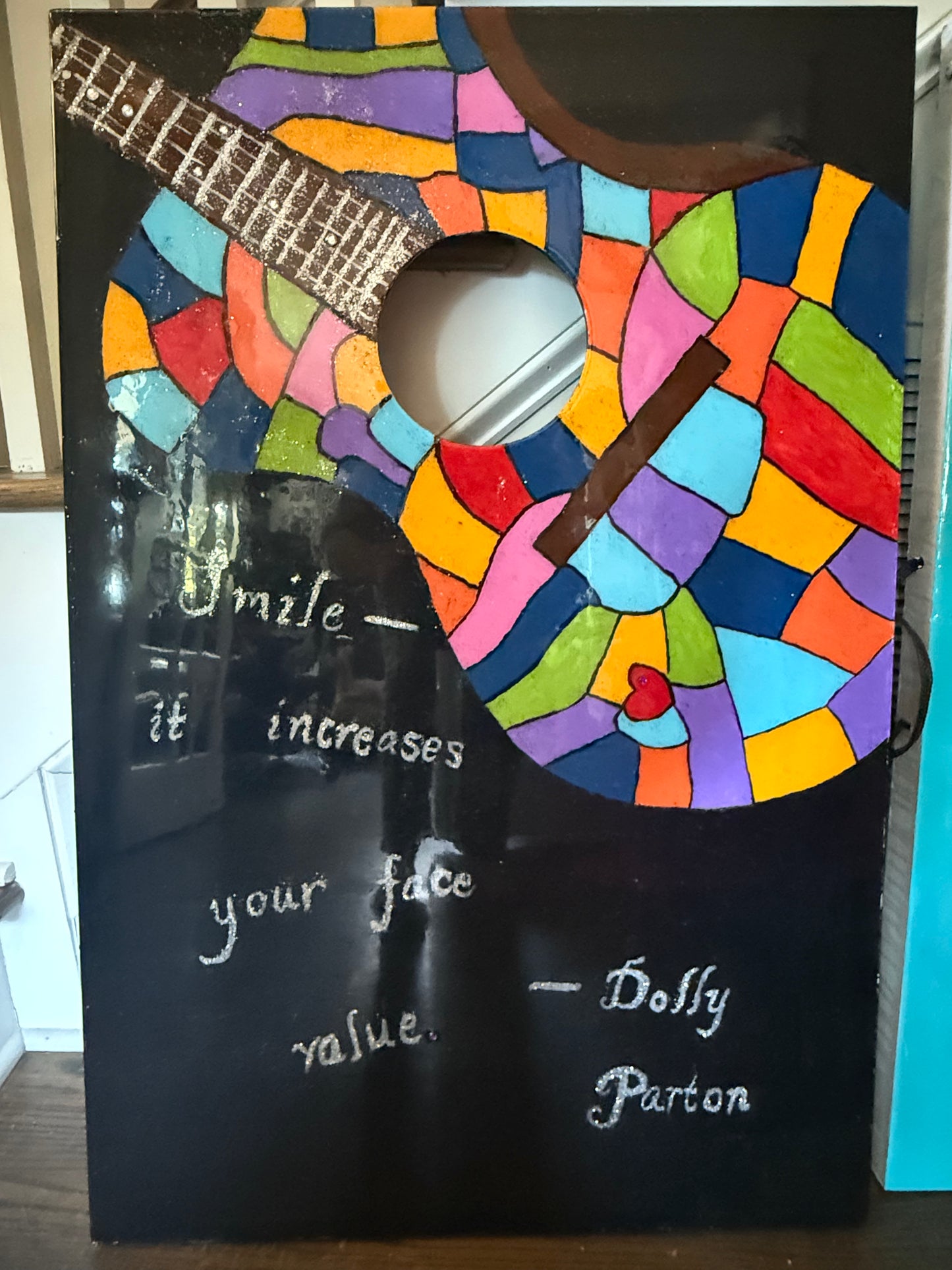 068 - Throwin' to Dolly Cornhole Set by Wendy Page Hower