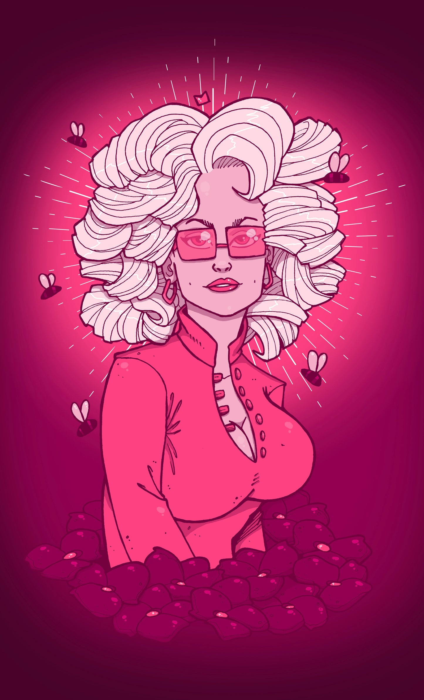 016 - Dolly in pink by E Dixon
