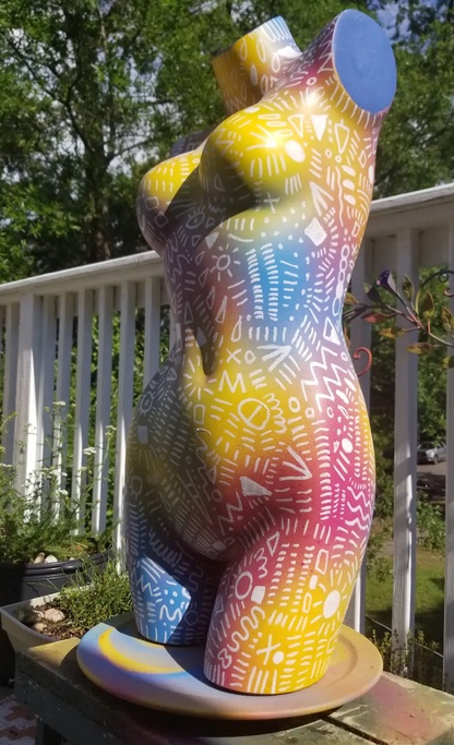 Aphrodite of Bull City (32" x 14" x 10") by BADCAT