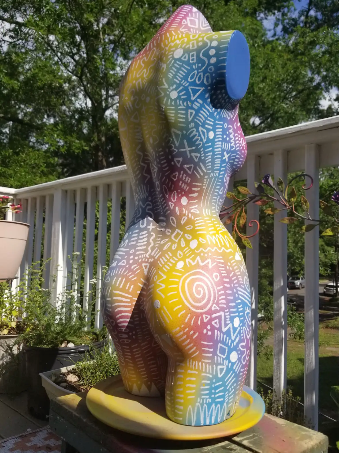 Aphrodite of Bull City (32" x 14" x 10") by BADCAT