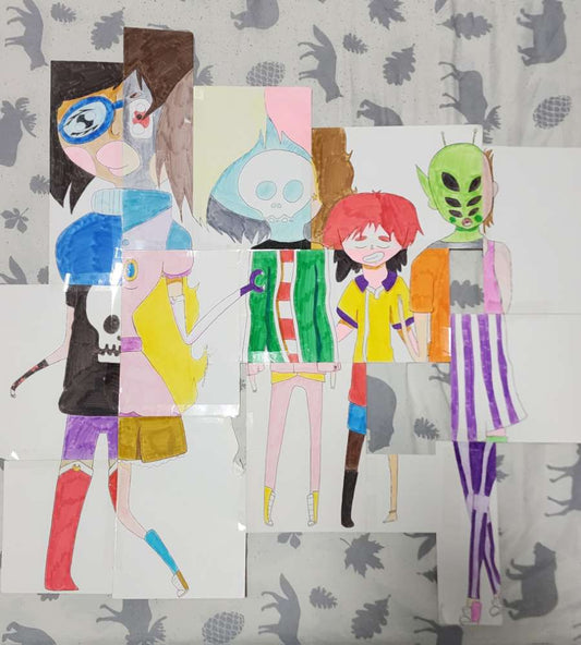 FU026 Character Collage by Paper Izzy